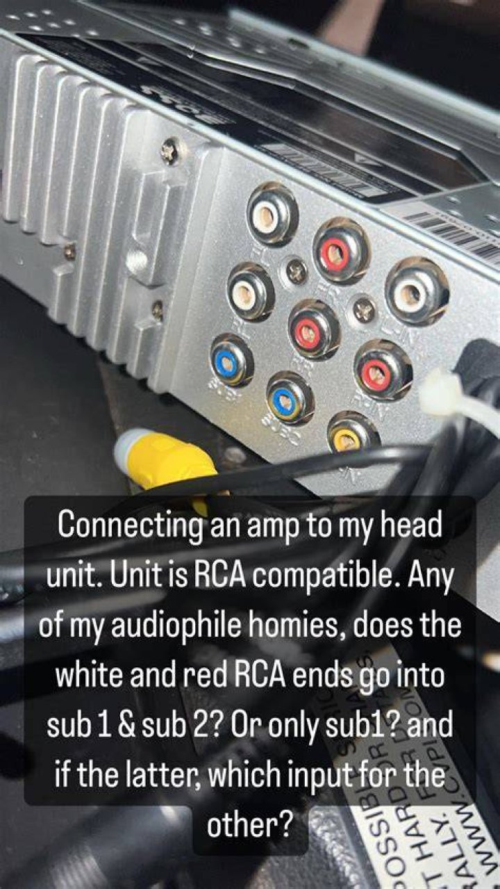 Do you need RCA for a head unit?