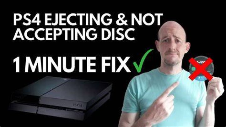 How do I fix my PS4 not taking discs?