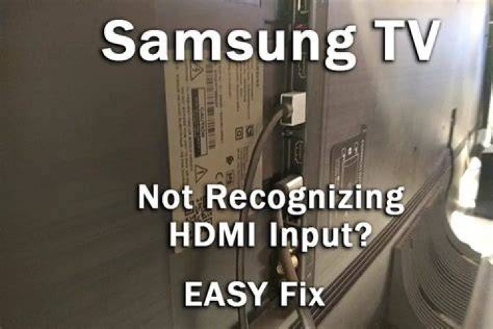 How do I get my Xbox to recognize my Samsung TV?