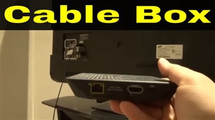 How do I hook up my Sony smart TV to my cable box?
