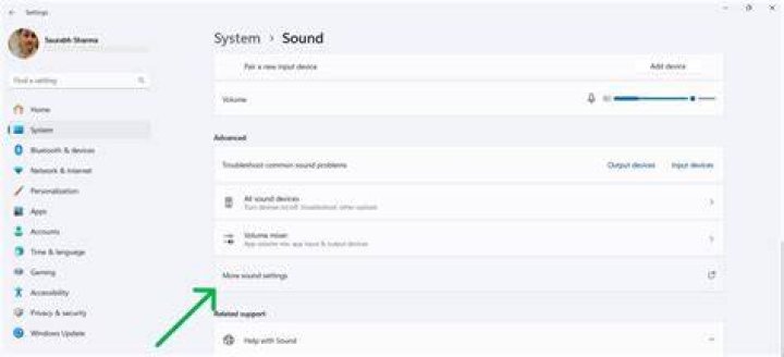 How do I reset my sound settings?