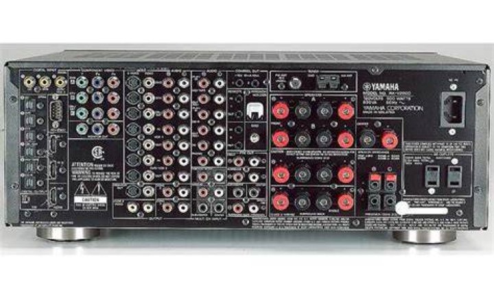 How do I reset my Yamaha RX v2600?