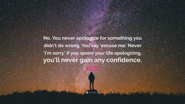 How do you apologize for doing something wrong?