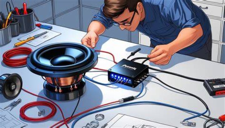 How do you hook up a subwoofer?