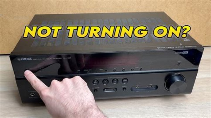 How do you remove volume knob from Yamaha receiver?