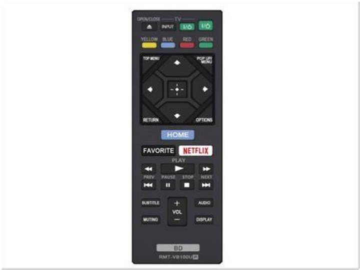 Is there a remote control for a Blu ray player?
