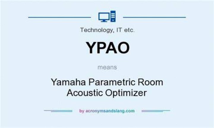 What does YPAO flat mean?