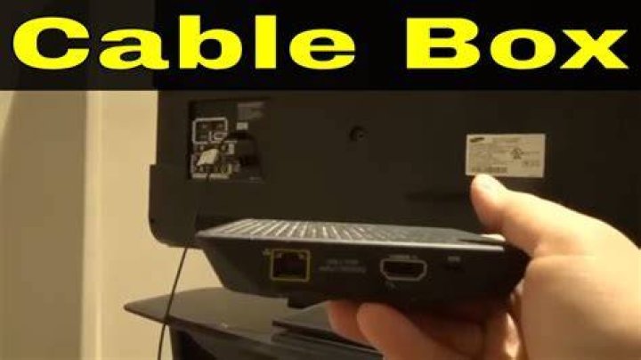 What happens when you connect a cable box to your TV?