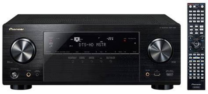What kind of audio does the pioneer VSX 1123 K play?