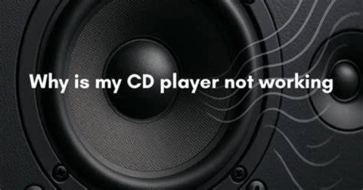 What should I do if my CD player is not working?