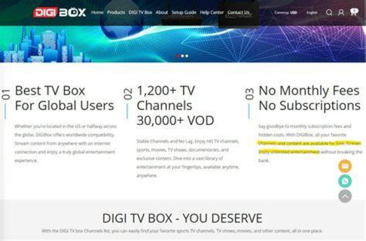 What to do if your TV does not work on Digibox?