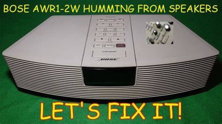 Why are my Bose speakers making a humming sound?