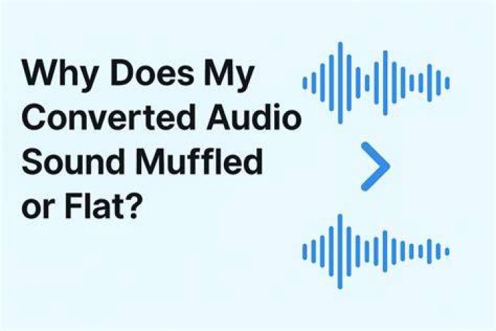 Why does my recorded audio sound muffled?