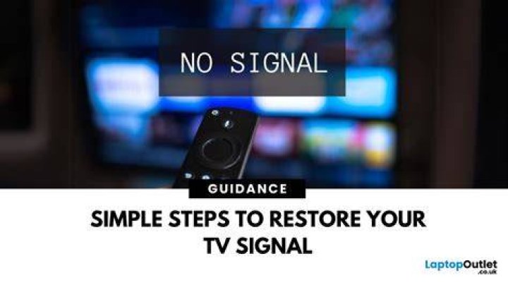 Why does my TV say no signal with Apple TV?