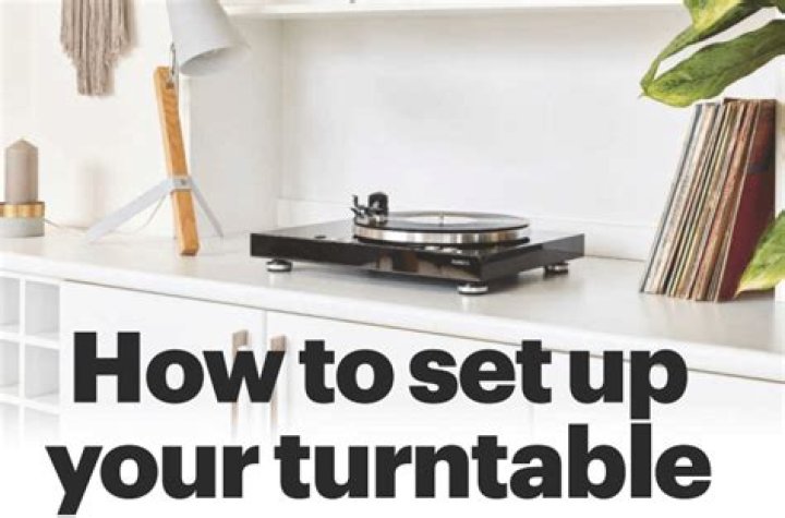 Why is it important to set up a turntable?