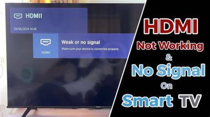 Why is my HDMI port not working on my TV?