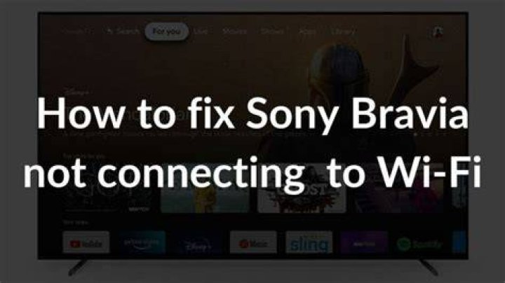 Why is my Sony Bravia TV not connecting to the Internet?