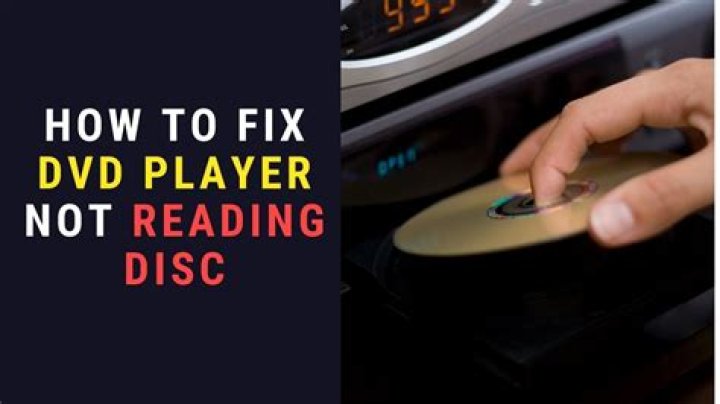Why is my Sony DVD player not reading disc?