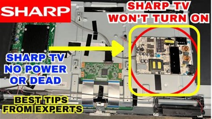 Why is the sound not working on my Sharp TV?