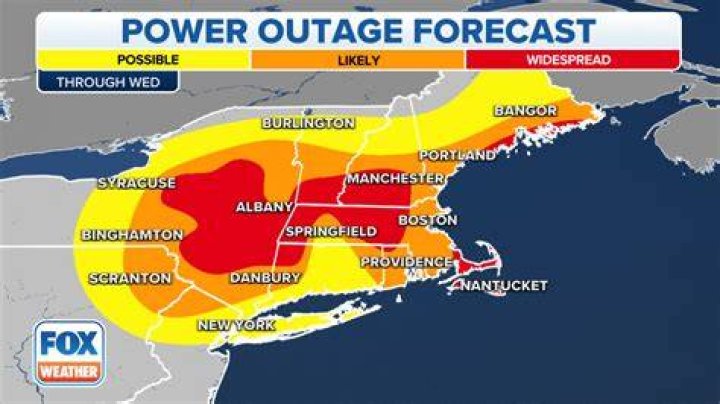 Why was there a power outage in the northeast?
